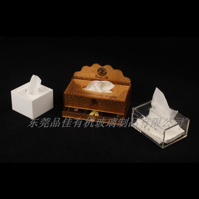 東莞有機玻璃紙巾盒 亞克力紙巾盒 定制亞克力紙巾盒