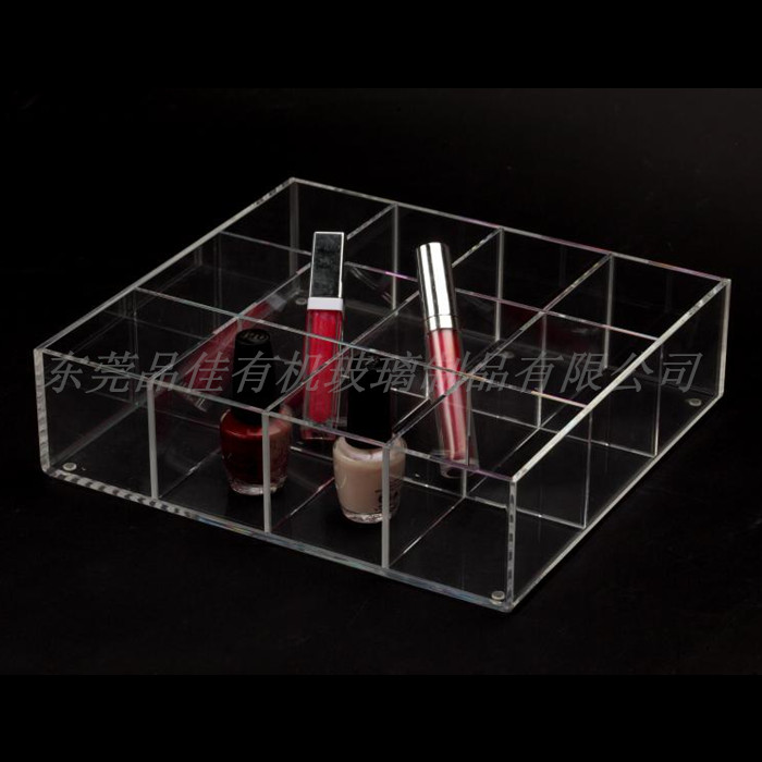東莞有機(jī)玻璃化妝品展示架 透明有
